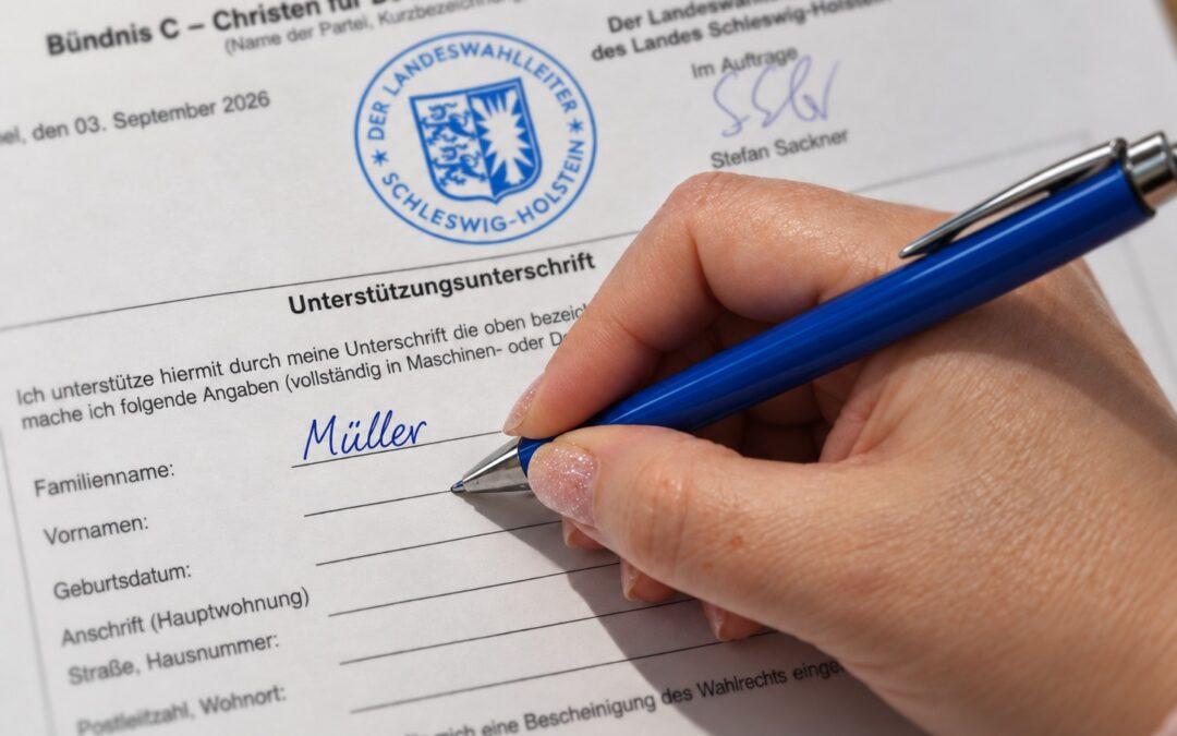 LTW 2027: Wir sammeln Unterstützungsunterschriften für unsere Direktkandidaten